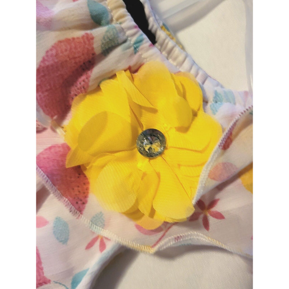 DDG Darlings Toddler Girls 2 Piece Shorts Outfit sz 2T Yellow NWT - Picture 5 of 5